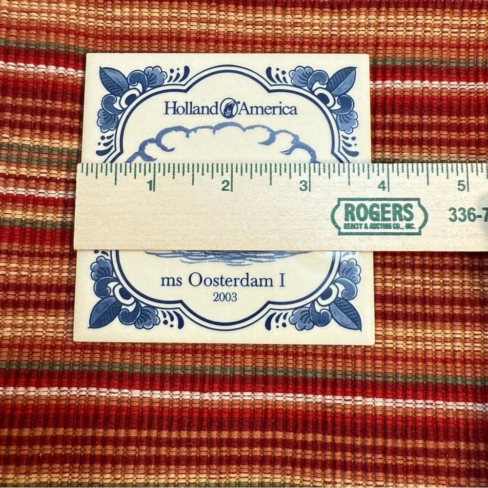 Vintage Holland America Coasters Set - ms Oosterdam I 2003